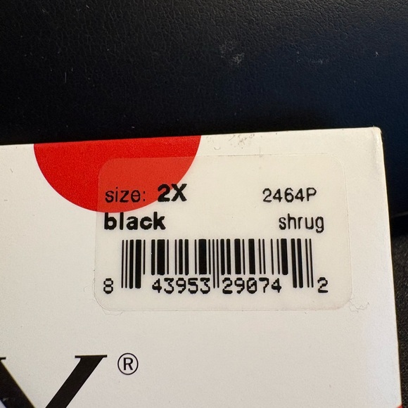 SPANX Arm Shaper 2X Black Shrug - Picture 2 of 4